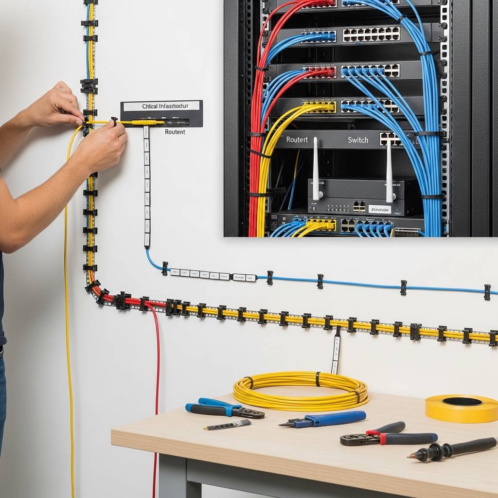 LAN配線の正しい引き方で通信トラブルを解消！