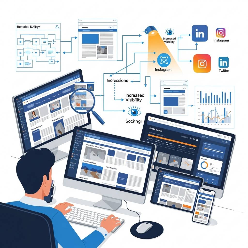 ホームページとSNSを活用した戦略的情報設計!